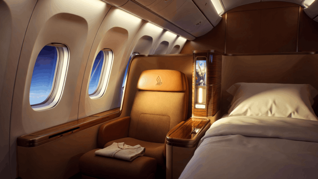 Singapore Airlines luxury suit