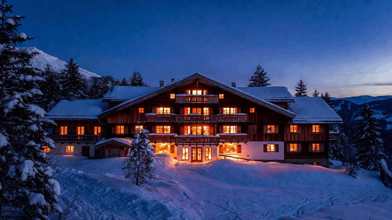 Luxury chalets Meribel Le Collectionist - Exterior view of Chalet Auguste in the French Alps 2026
