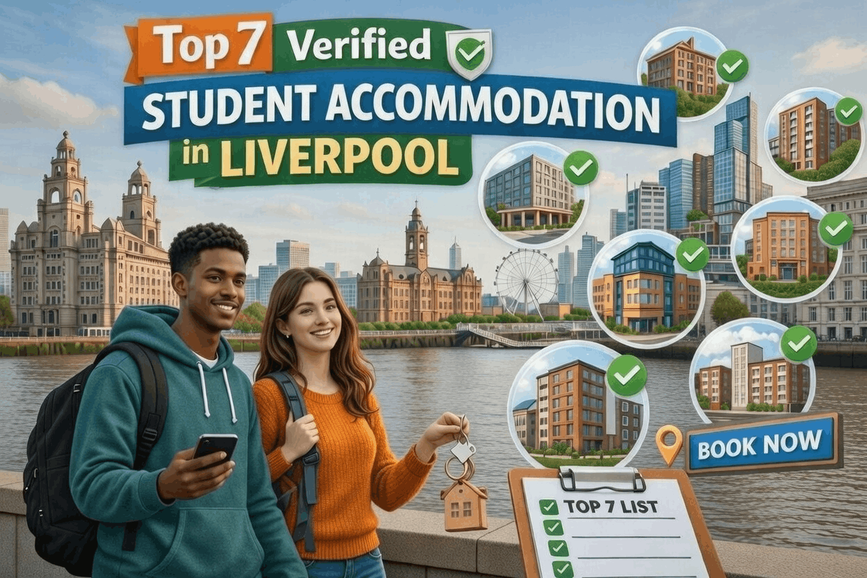 Top 7 Verified Student Accommodation in Liverpool
