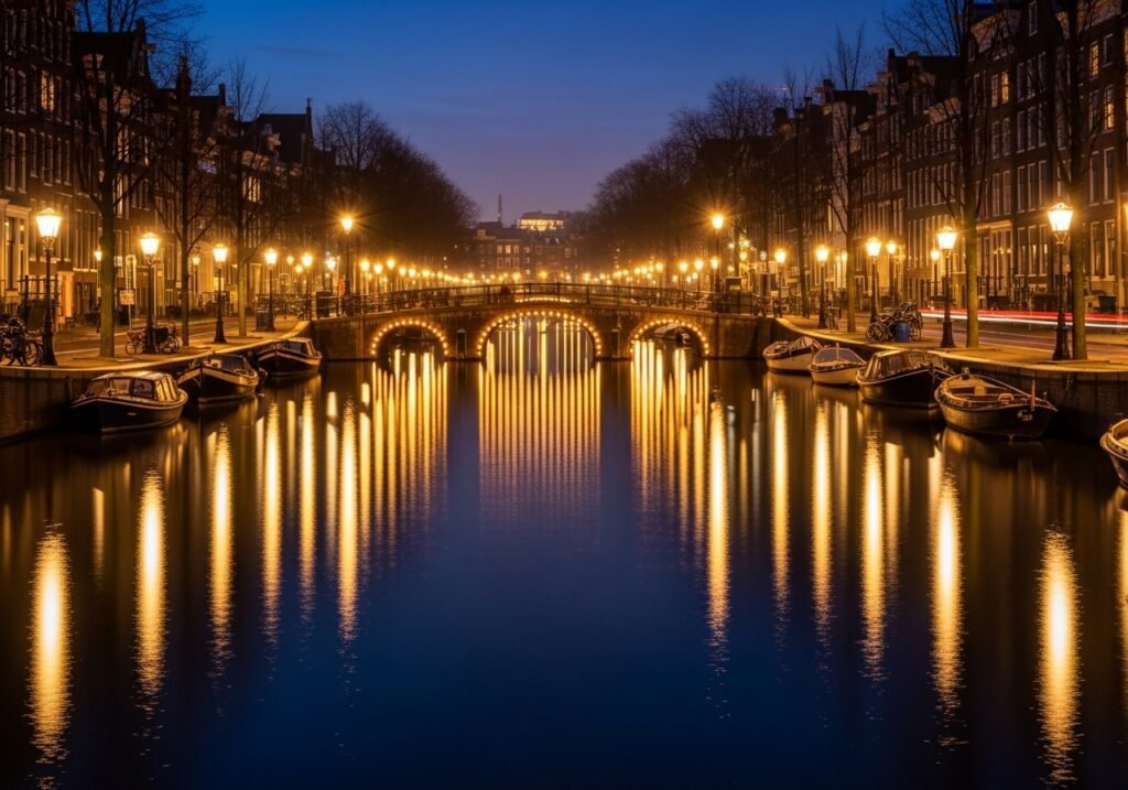 Night Canal Exploration