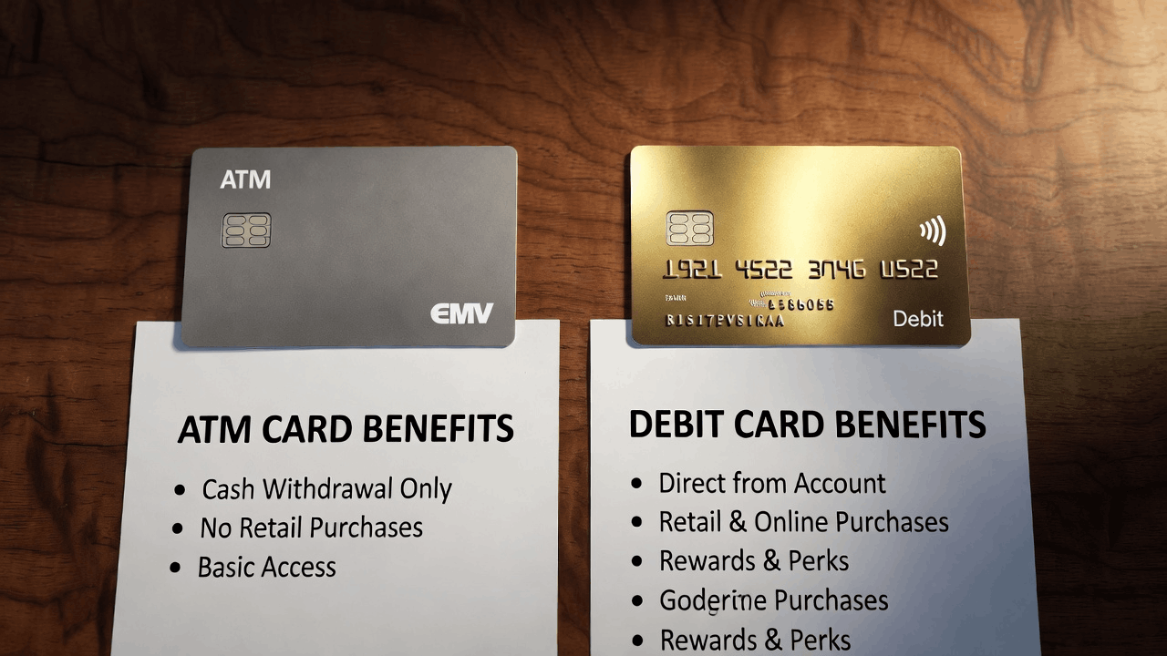 ATM Card vs Debit Card Benefits