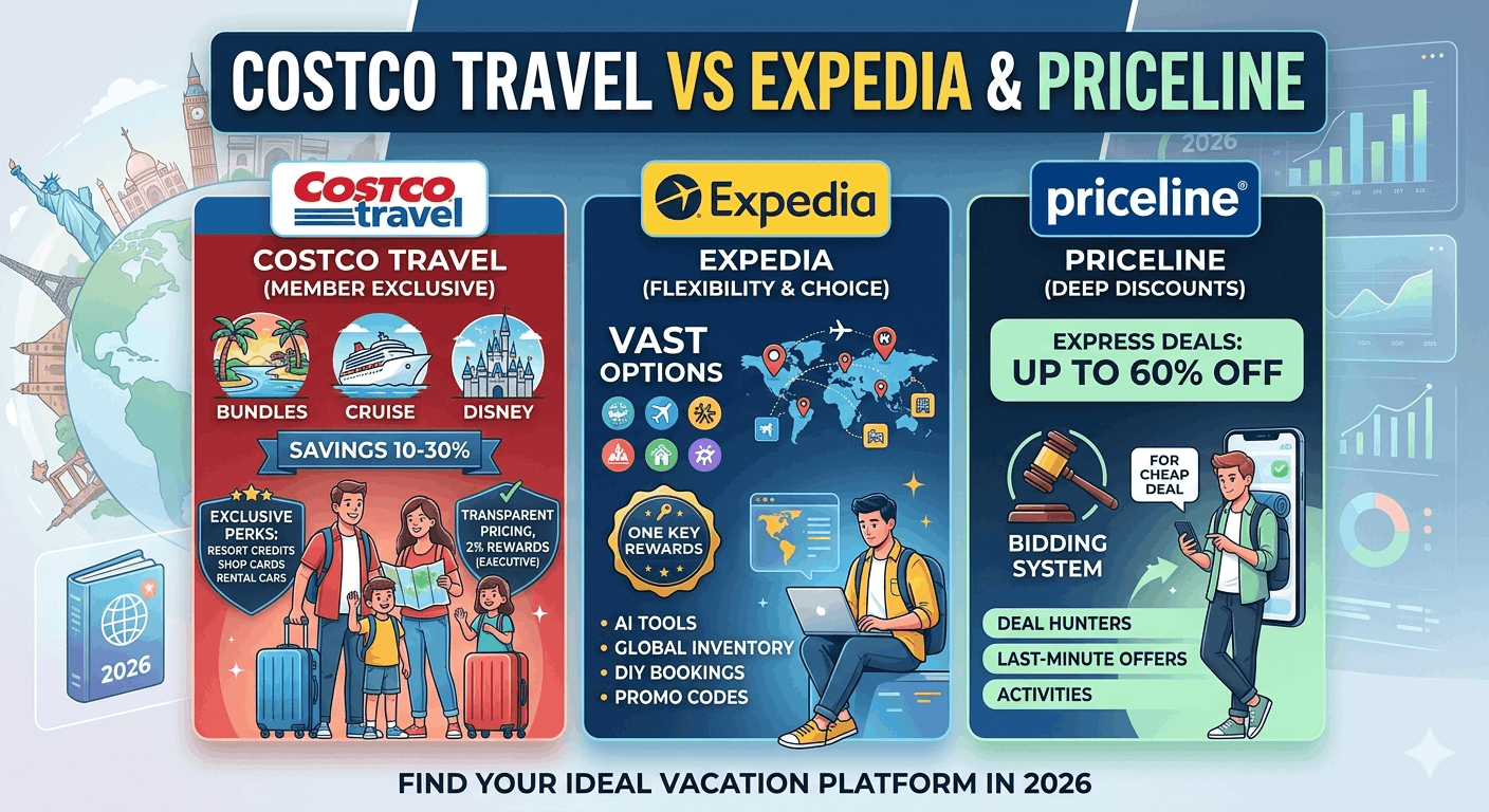 Costco Travel vs Expedia & Priceline