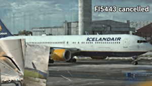 icelandair emergency landing manchester