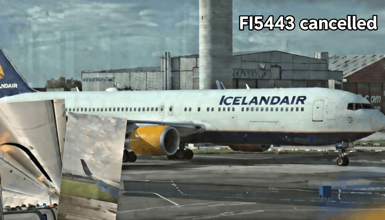 icelandair emergency landing manchester